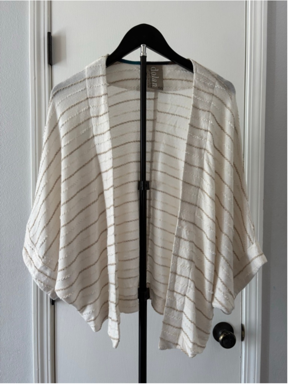 Dolan Anthropologie Left Coast Collection Striped Open Knit Cardigan XS/S EUC
